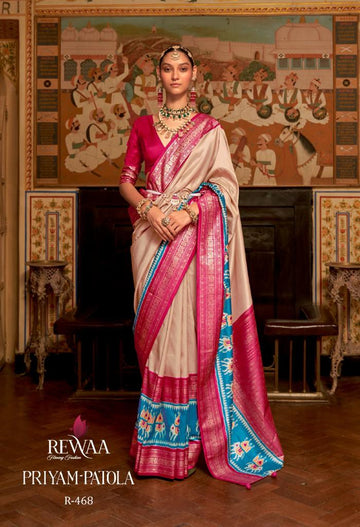 Rewaa Priyam Patola Pure Designer Silk Saree Anant Tex Exports Private Limited