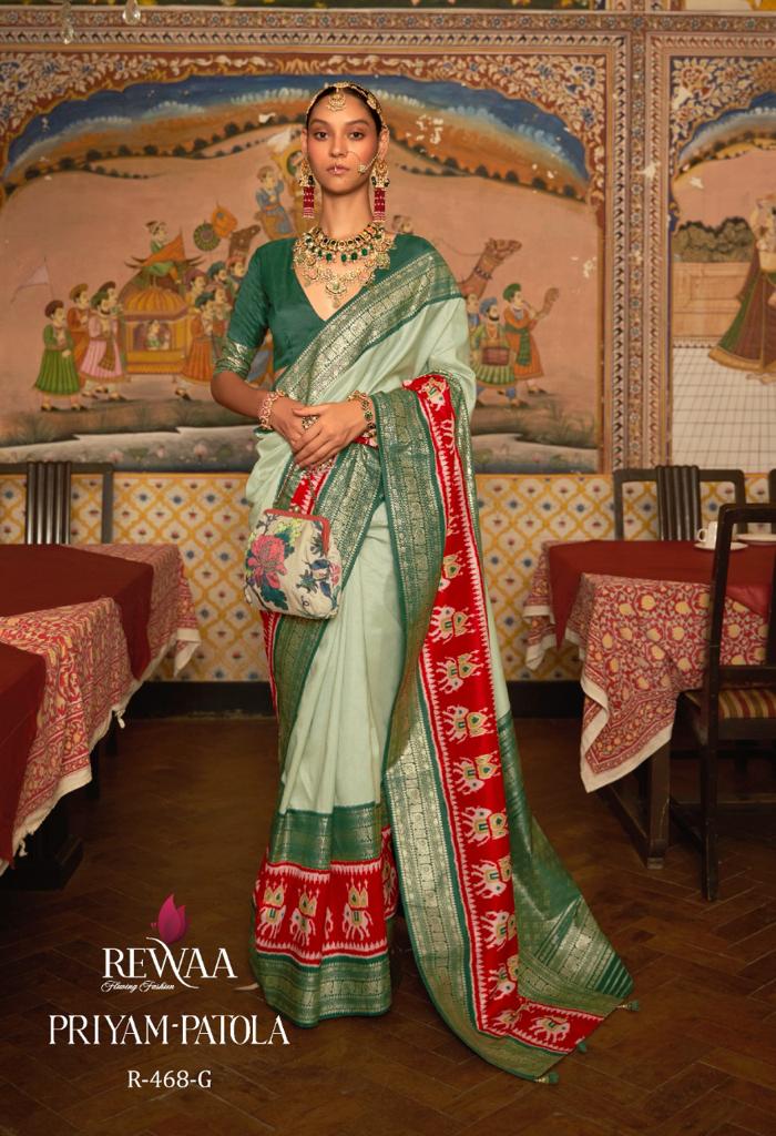 Rewaa Priyam Patola Pure Designer Silk Saree Anant Tex Exports Private Limited