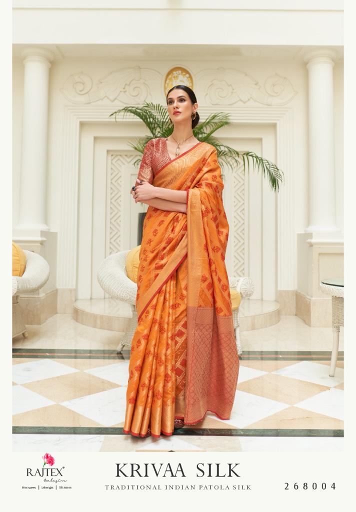 Kriva Silk Traditional Indian Patola Silk Saree Anant Tex Exports Private Limited
