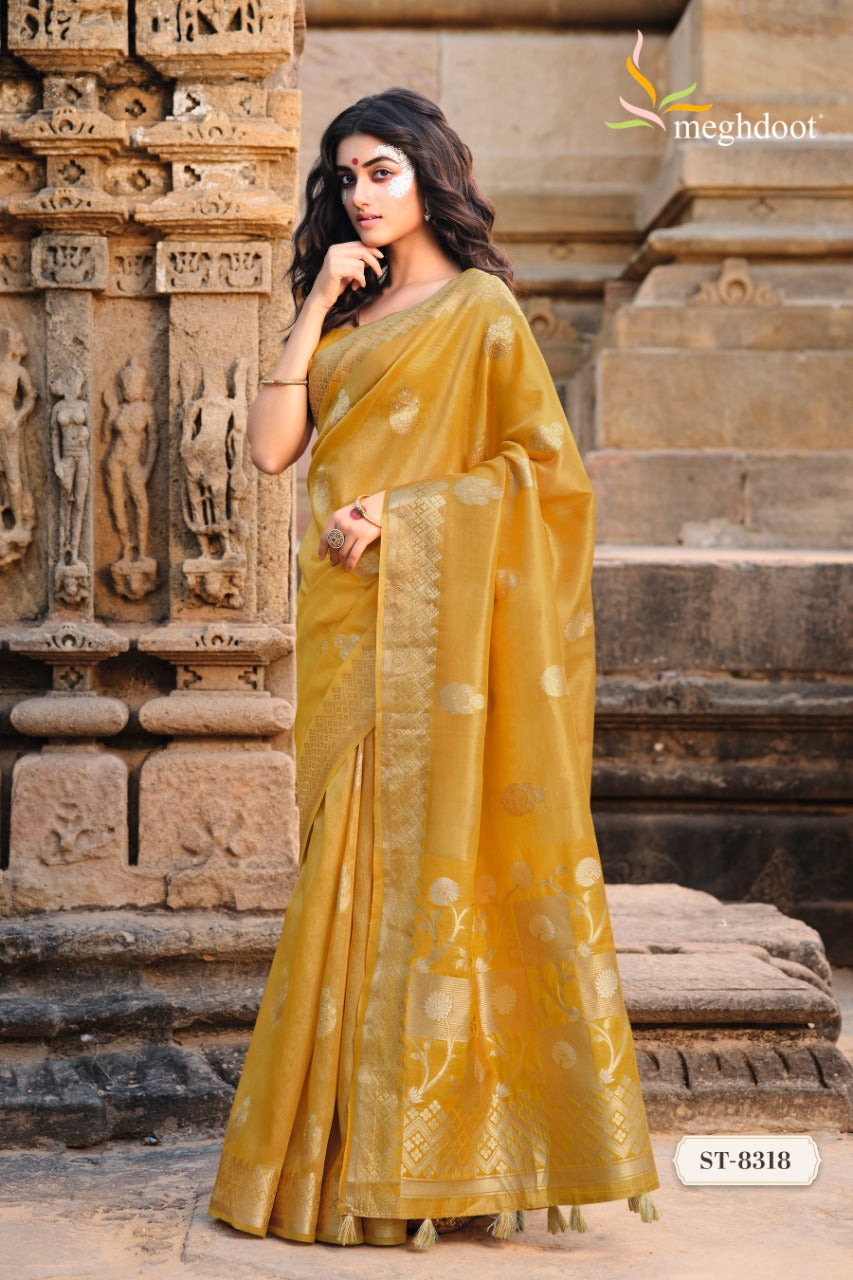 Meghdoot Shuddhi Soft Tissue Silk Saree Anant Tex Exports Private Limited