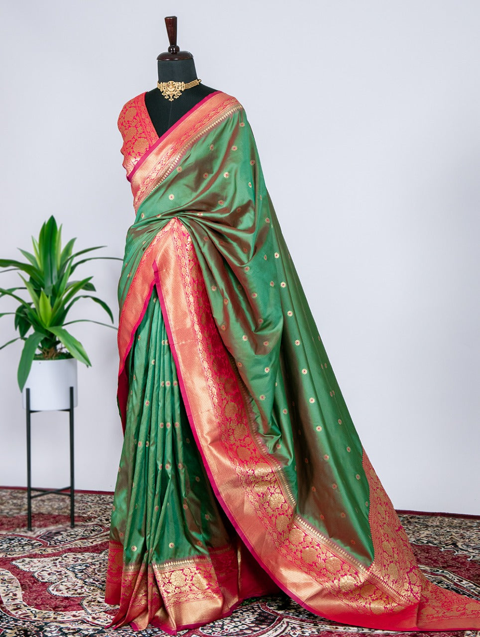 Banarasi Soft Silk Saree Anant Tex Exports Private Limited