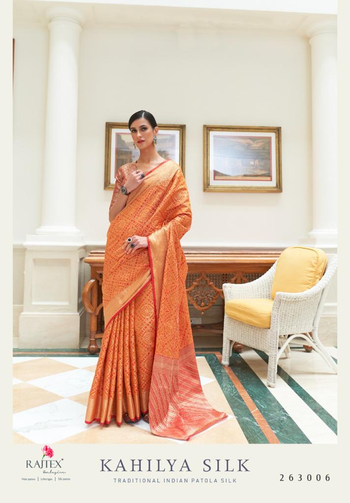 RajTex Kahilya Traditional Indian Patola Silk Saree Anant Tex Exports Private Limited