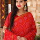 Divya Tafetta Silk Print Bandhej Saree Anant Tex Exports Private Limited