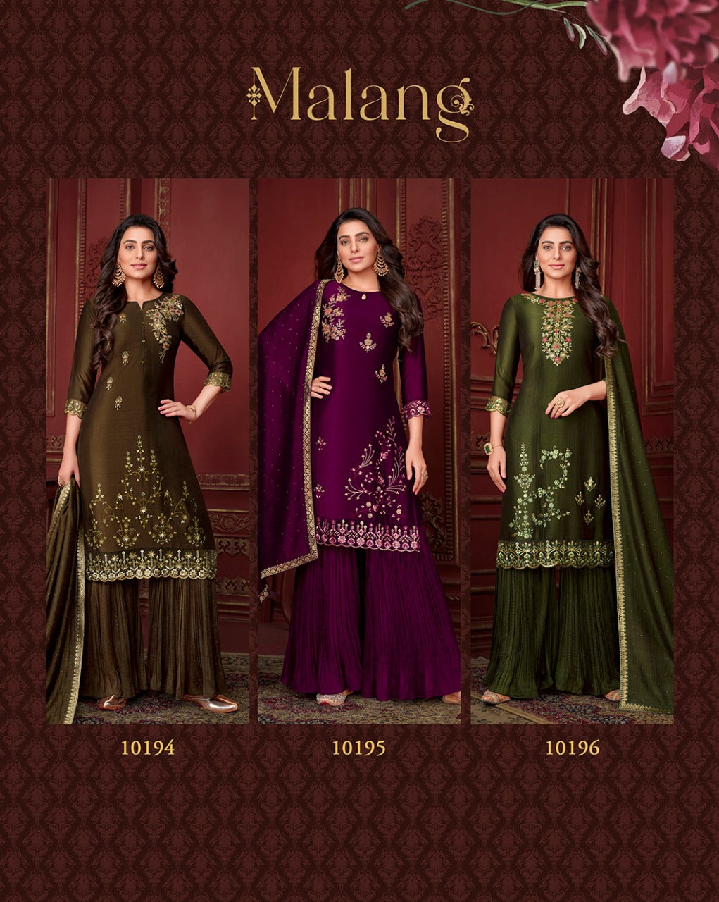 Malang Lily Lali Readymade Sharara Suits Anant Tex Exports Private Limited