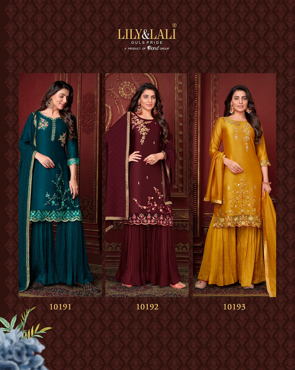 Malang Lily Lali Readymade Sharara Suits Anant Tex Exports Private Limited