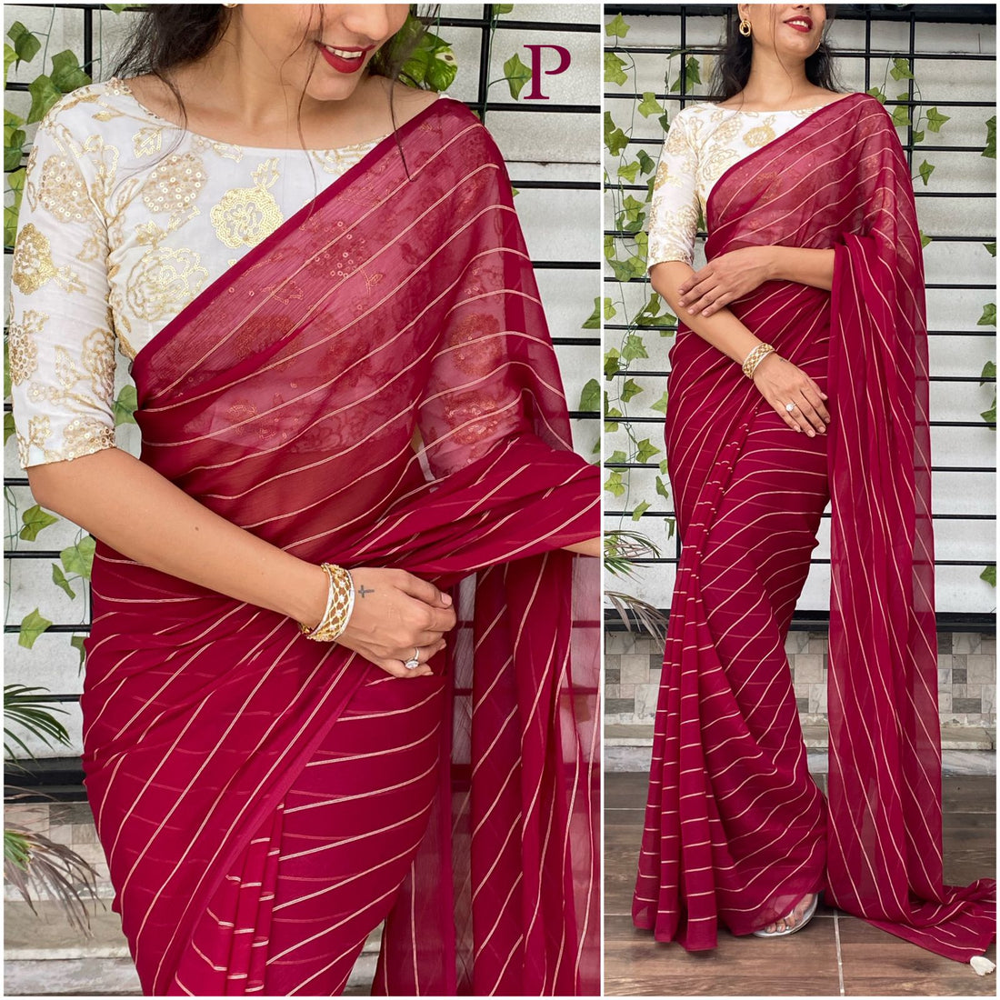 Prisha Georgette Saree Anant Tex Exports Private Limited