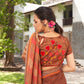 Sr Mercury Vol-3 Ethnic Fancy Wear Handwork Pure Linen Printed Saree Catalog Wholesaler Anant Tex Exports Private Limited