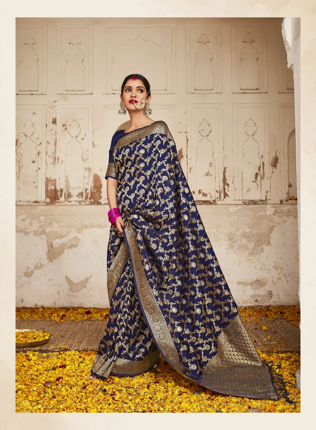 RajPath Aadrika Pure Dola Silk Saree Anant Tex Exports Private Limited