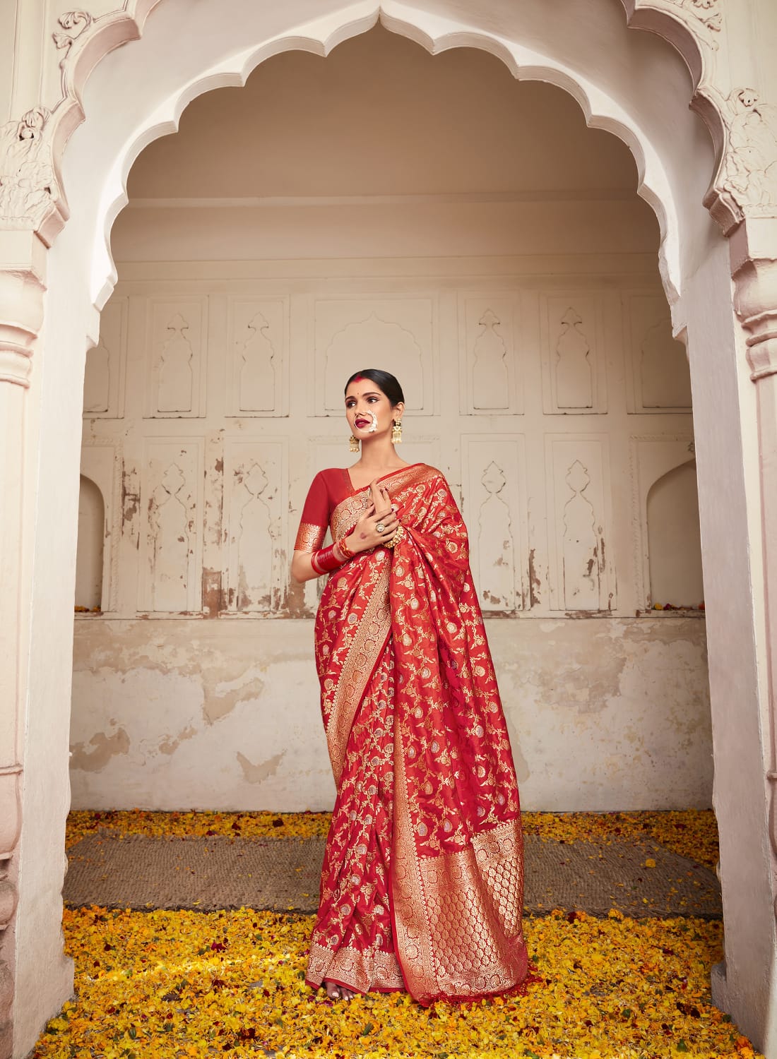 RajPath Aadrika Pure Dola Silk Saree Anant Tex Exports Private Limited