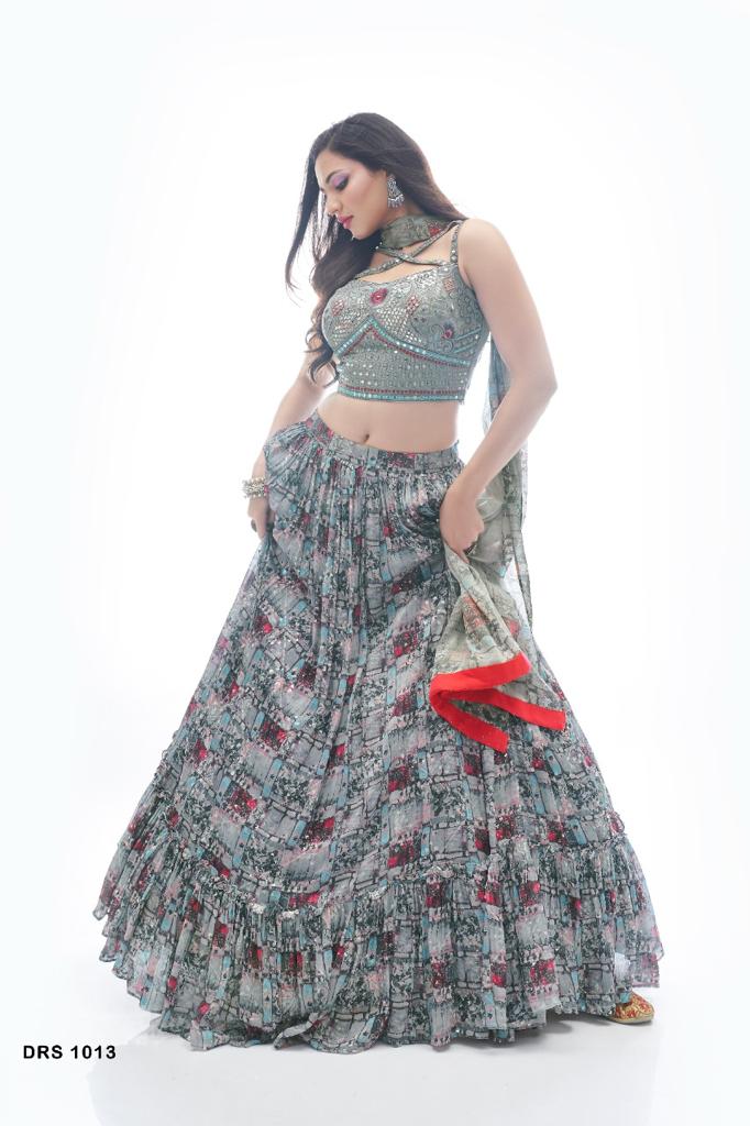 Traditional Looks For Designer Lehenga choli Anant Tex Exports Private Limited
