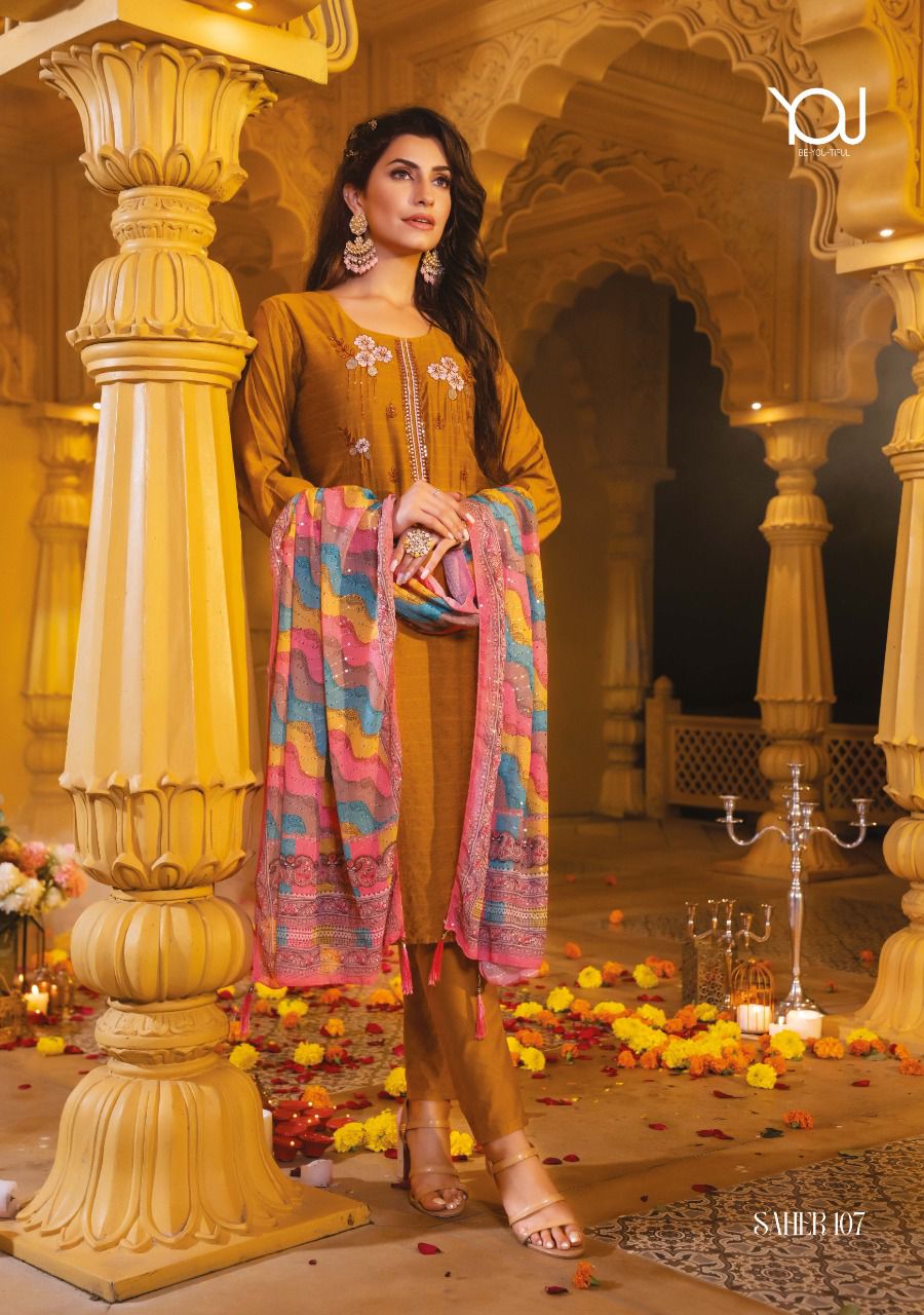 Wanna Saher Fancy Viscose Kurti With Pant & Digital Dupatta Collection Anant Tex Exports Private Limited