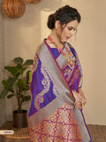 RajPath Maharani Soft silk with Leheriya Zari Weaving Saree Anant Tex Exports Private Limited