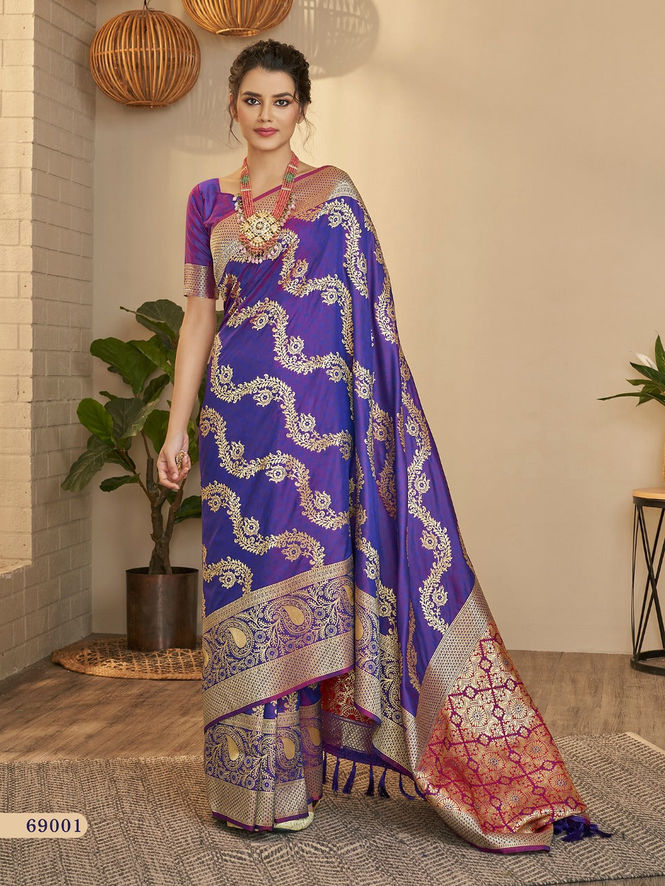 RajPath Maharani Soft silk with Leheriya Zari Weaving Saree Anant Tex Exports Private Limited