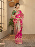 RajPath Maharani Soft silk with Leheriya Zari Weaving Saree Anant Tex Exports Private Limited