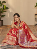 RajPath Maharani Soft silk with Leheriya Zari Weaving Saree Anant Tex Exports Private Limited