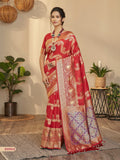 RajPath Maharani Soft silk with Leheriya Zari Weaving Saree Anant Tex Exports Private Limited