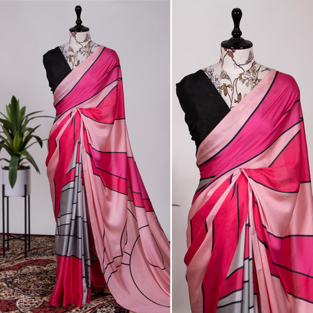 Digital Printed Saree Anant Tex Exports Private Limited