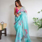 Aisha Organza Digital Print Saree Anant Tex Exports Private Limited