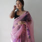 Aisha Organza Digital Print Saree Anant Tex Exports Private Limited