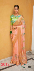 KIMORA RABAB ORGANZA SILK SAREE Anant Tex Exports Private Limited