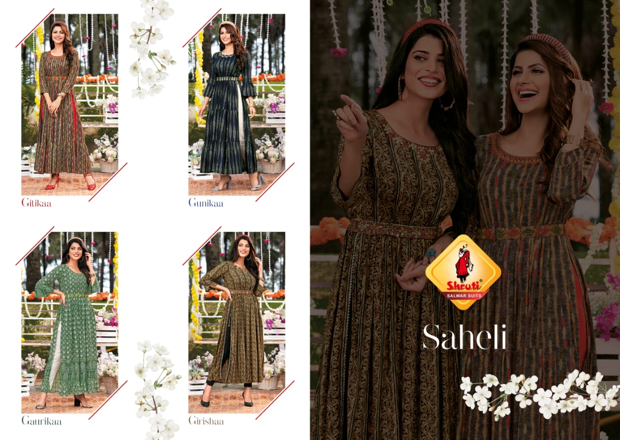 Saheli Exclusive Naira Cut Kurti Anant Tex Exports Private Limited