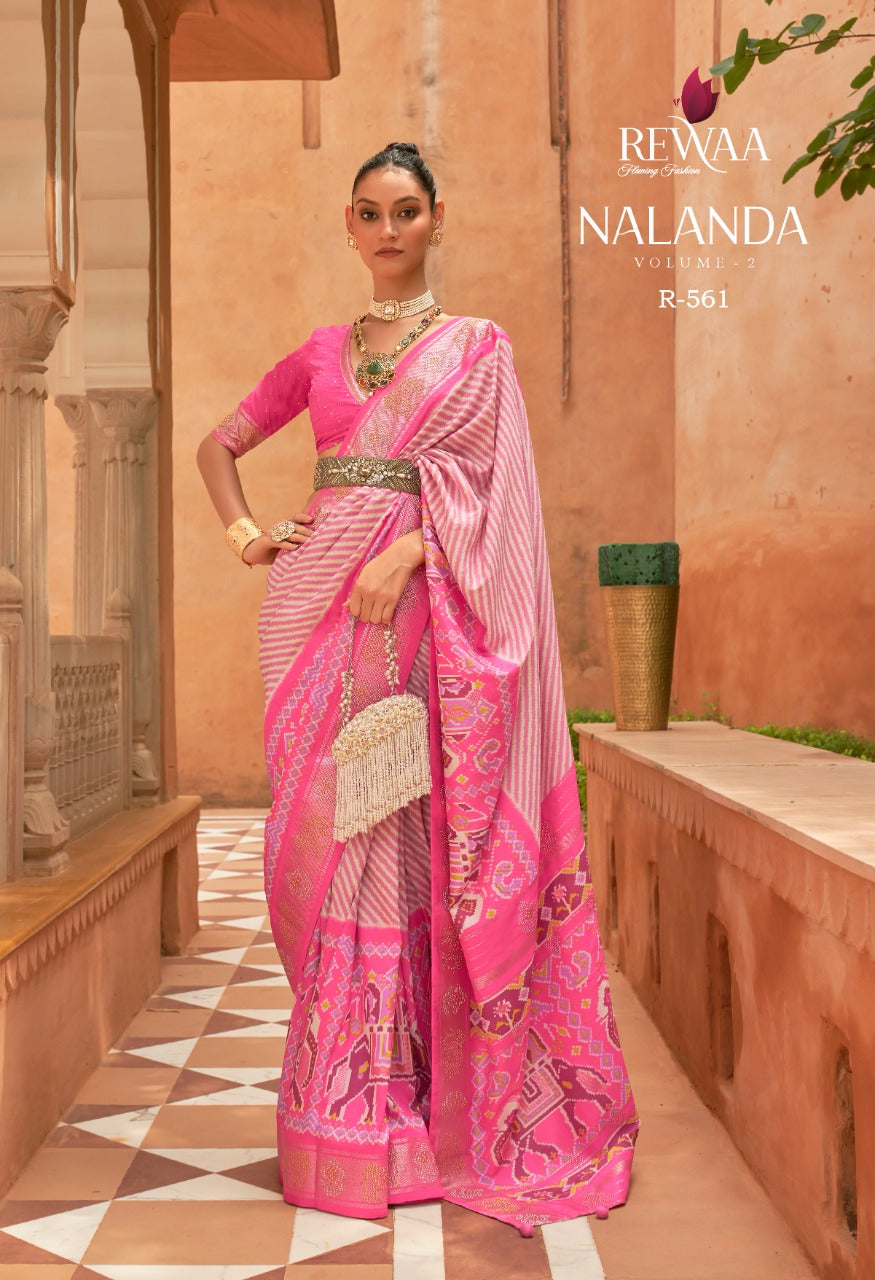 NALANDA BY REWAA 108-A TO 108-I SERIES SILK SAREE Anant Tex Exports Private Limited