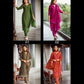 100 Miles Crimson Series 01-04 Heavy Organza Readymade Suit Anant Tex Exports Private Limited