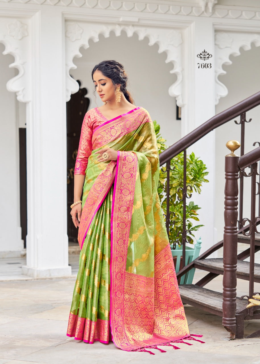 Aspen Soft Tissue Silk Saree Anant Tex Exports Private Limited