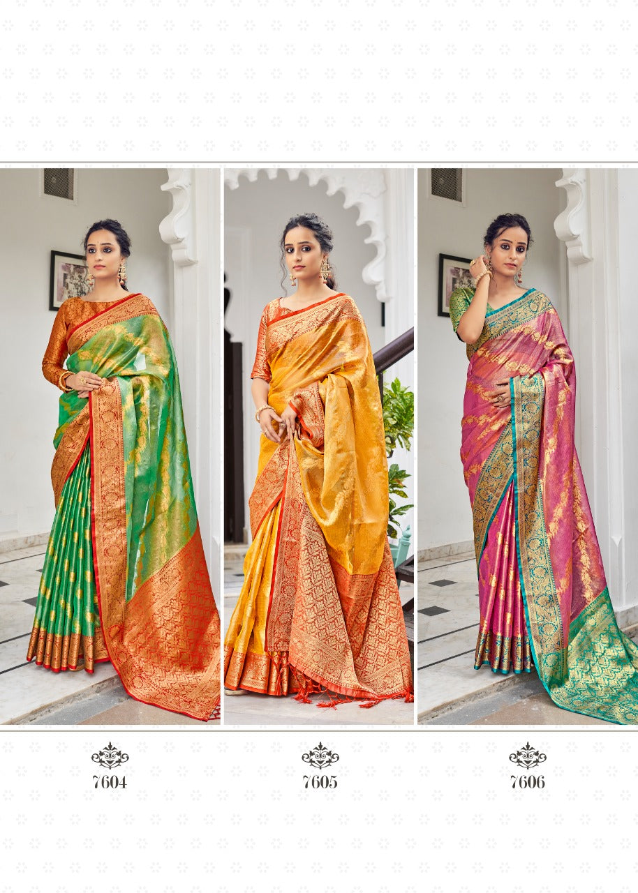 Aspen Soft Tissue Silk Saree Anant Tex Exports Private Limited