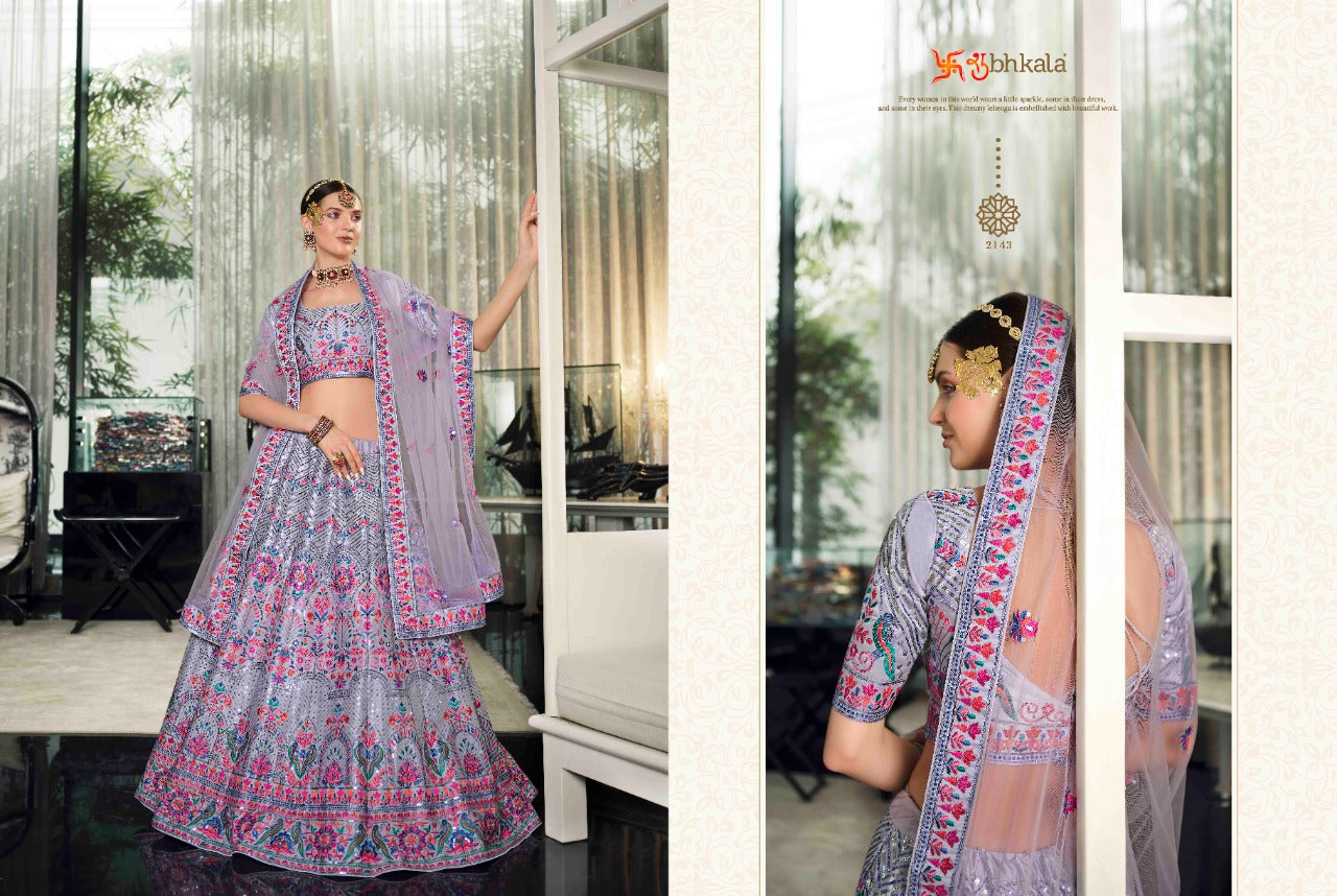 SHUBHKALA GULDASTA VOL 13 SILK LEHENGA CHOLI Anant Tex Exports Private Limited