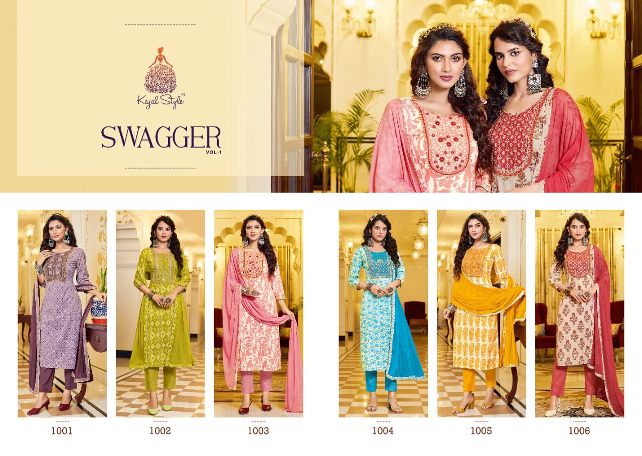 KAJAL SWAGGER VOL.1 SUIT Anant Tex Exports Private Limited