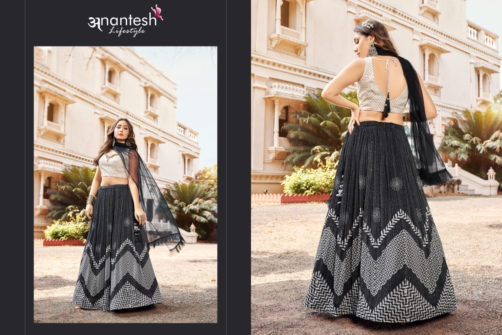 ANANTESH VOL 1 -2001 CROP TOP LEHENGA Anant Tex Exports Private Limited