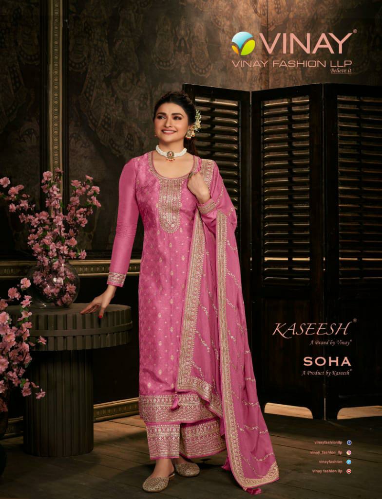 KASEESH SOHA EMBROIDERED SUIT Anant Tex Exports Private Limited