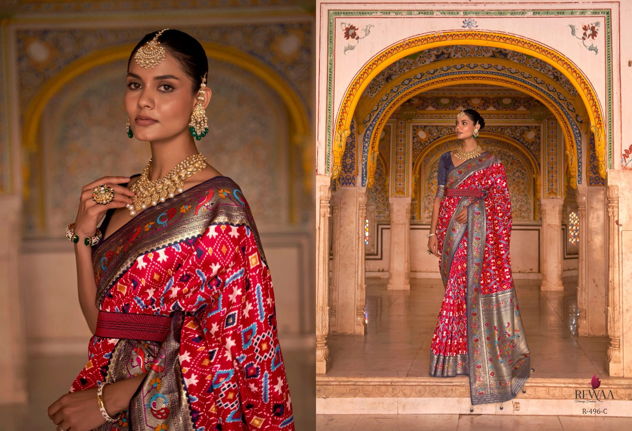 Kunti Introduces Standout Banarsi Satin Silk Saree with Smooth Design And  Fabric 007