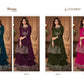 Aashirwad 8696 Heroine Gold Real Georgette Party Wear Collection Anant Tex Exports Private Limited