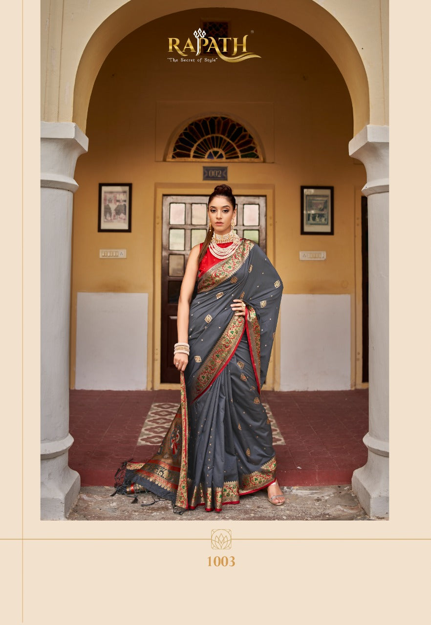 Rajpath Rivaaz Silk Weaving Saree collection Anant Tex Exports Private Limited