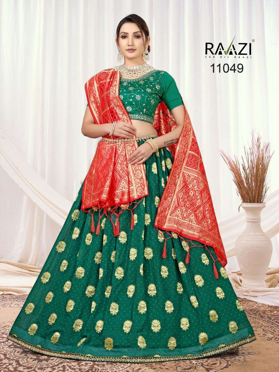 RAAZI 11045 TO 11058 SILK SERIES LEHENGA Anant Tex Exports Private Limited