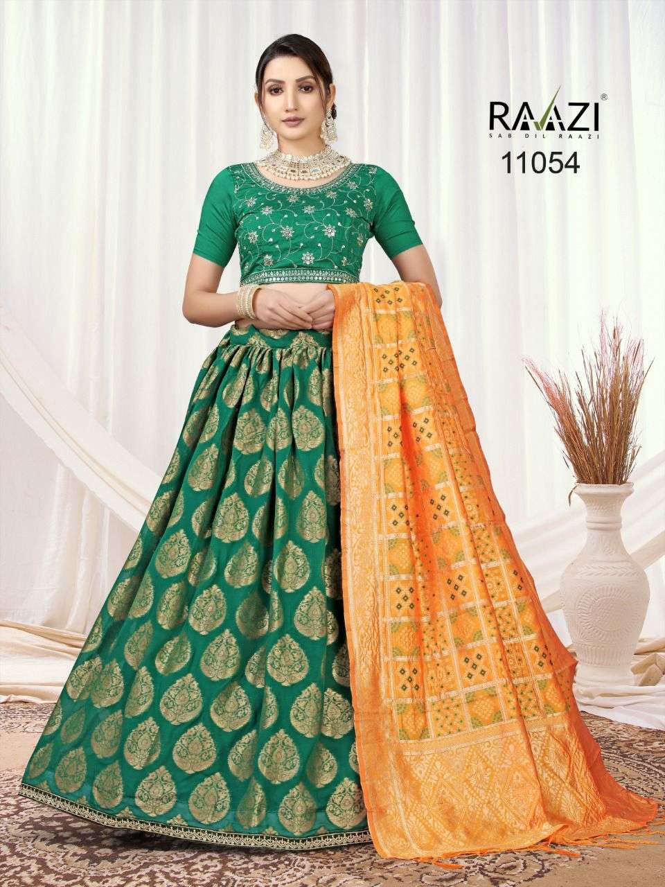 RAAZI 11045 TO 11058 SILK SERIES LEHENGA Anant Tex Exports Private Limited