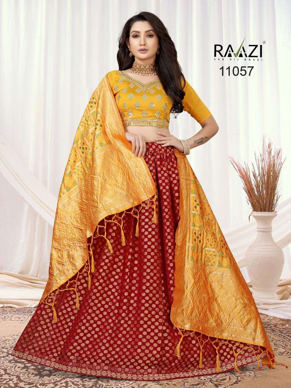 RAAZI 11045 TO 11058 SILK SERIES LEHENGA Anant Tex Exports Private Limited