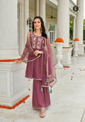 ZOYA PURE VISCOSE SATIN SILK TOP & SHARARA SUIT Anant Tex Exports Private Limited