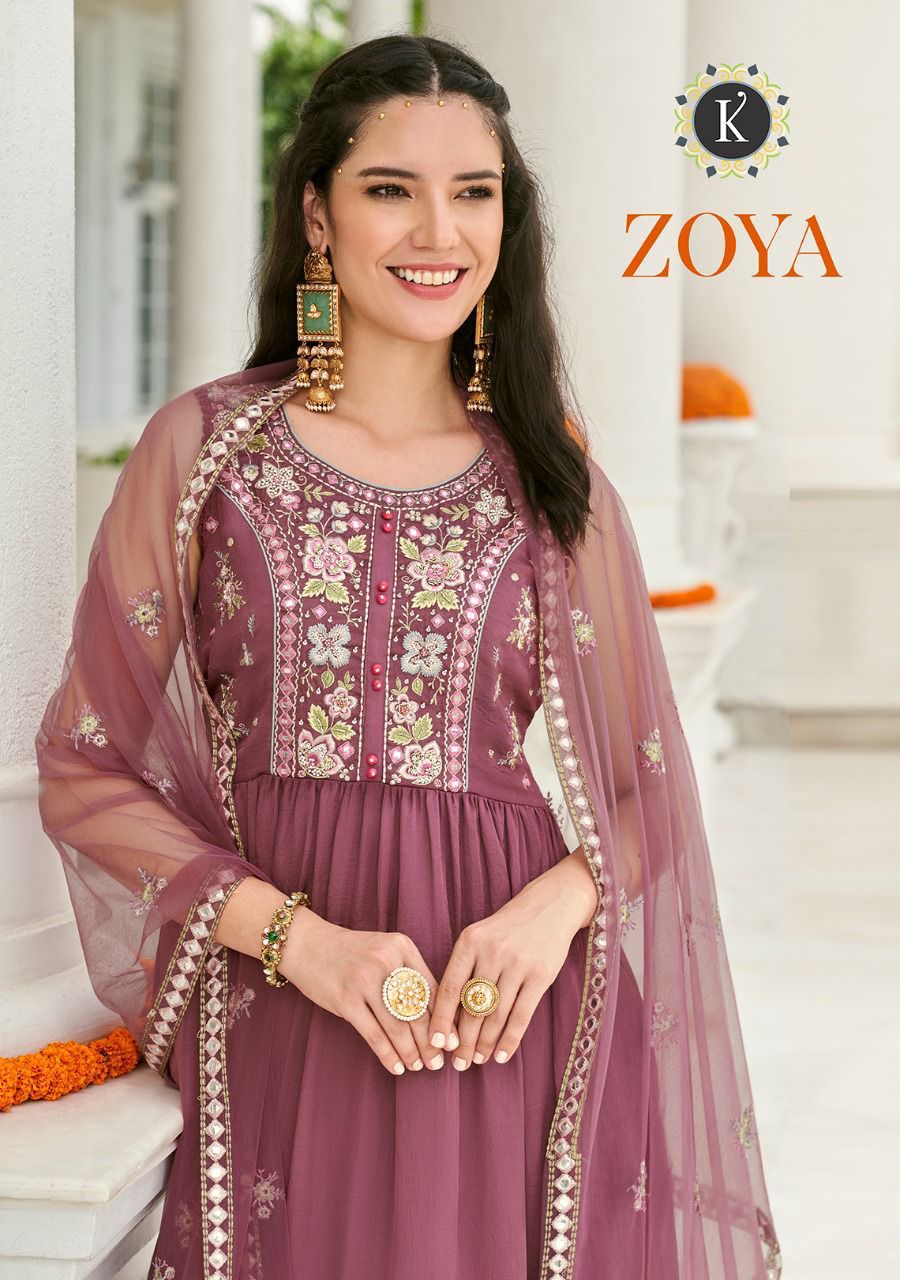 ZOYA PURE VISCOSE SATIN SILK TOP & SHARARA SUIT Anant Tex Exports Private Limited