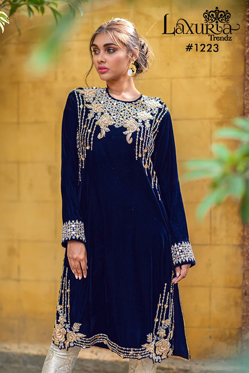 Black Net Wedding Indian Pakistani Long Gown Anarkali Suit SFVPL20904 –  ShreeFashionWear