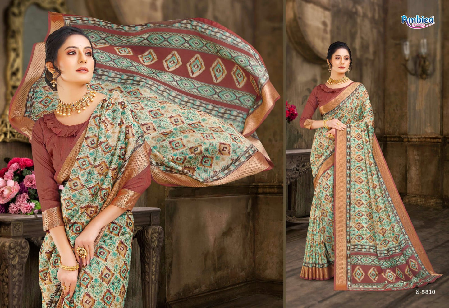 Ambica Aafreen Fancy saree Anant Tex Exports Private Limited