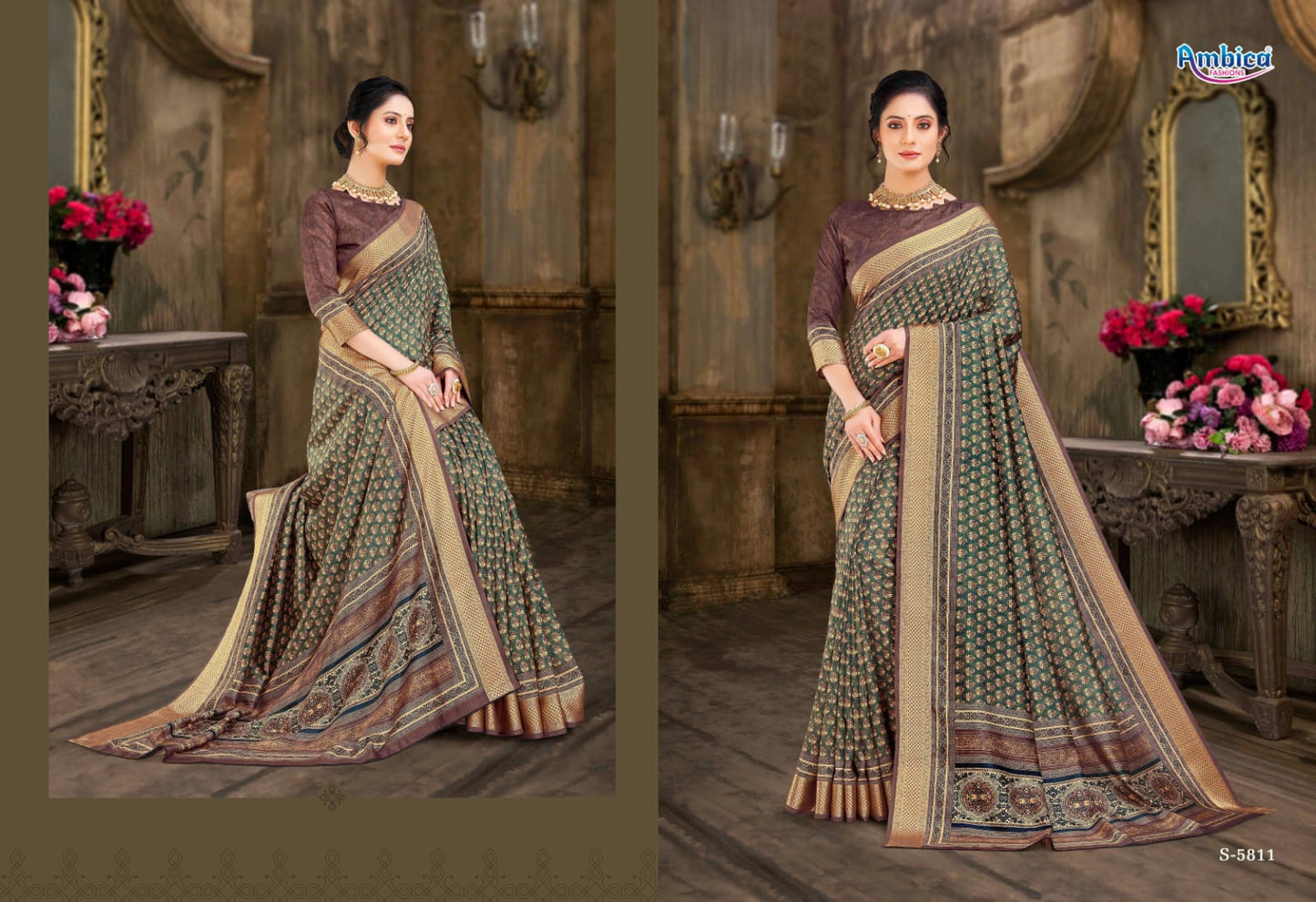 Ambica Aafreen Fancy saree Anant Tex Exports Private Limited