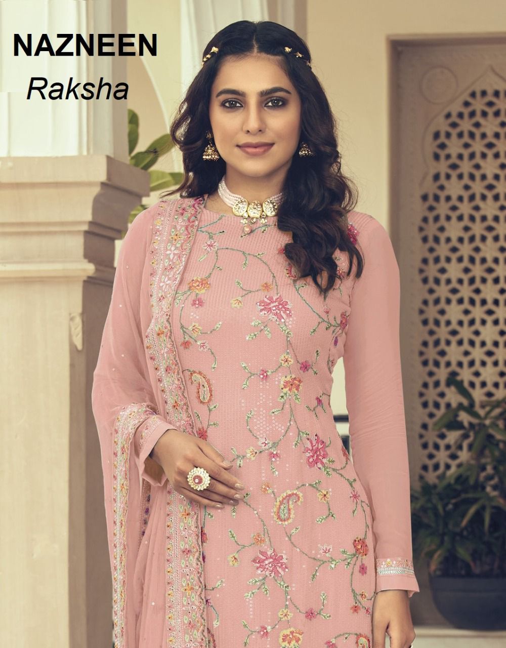 NAZNEEN RAKSHA 1300 SERIES HEAVY SANTON SUIT Anant Tex Exports Private Limited