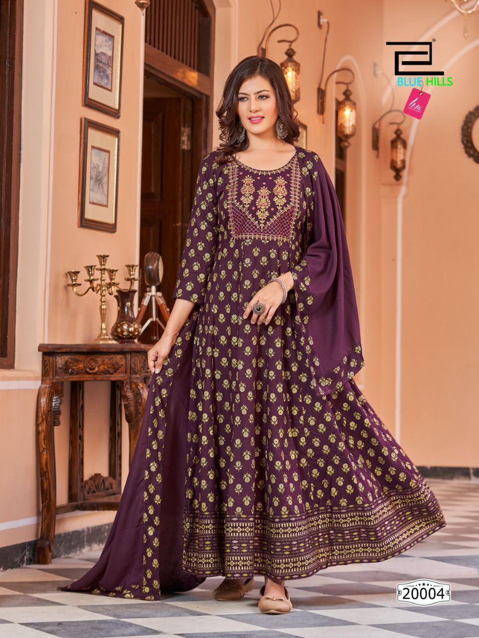 BLUE HILLS GLAMOUR VOL 20 NX GOWN Anant Tex Exports Private Limited