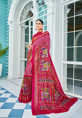 DAKSHKANYA DOLA SILK PATOLA WITH FOIL PRINTED SAREE Anant Tex Exports Private Limited