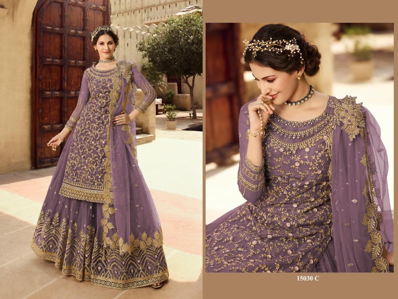 Glossy Simar Amyra Shaivi 15030 Colors Suit Anant Tex Exports Private Limited