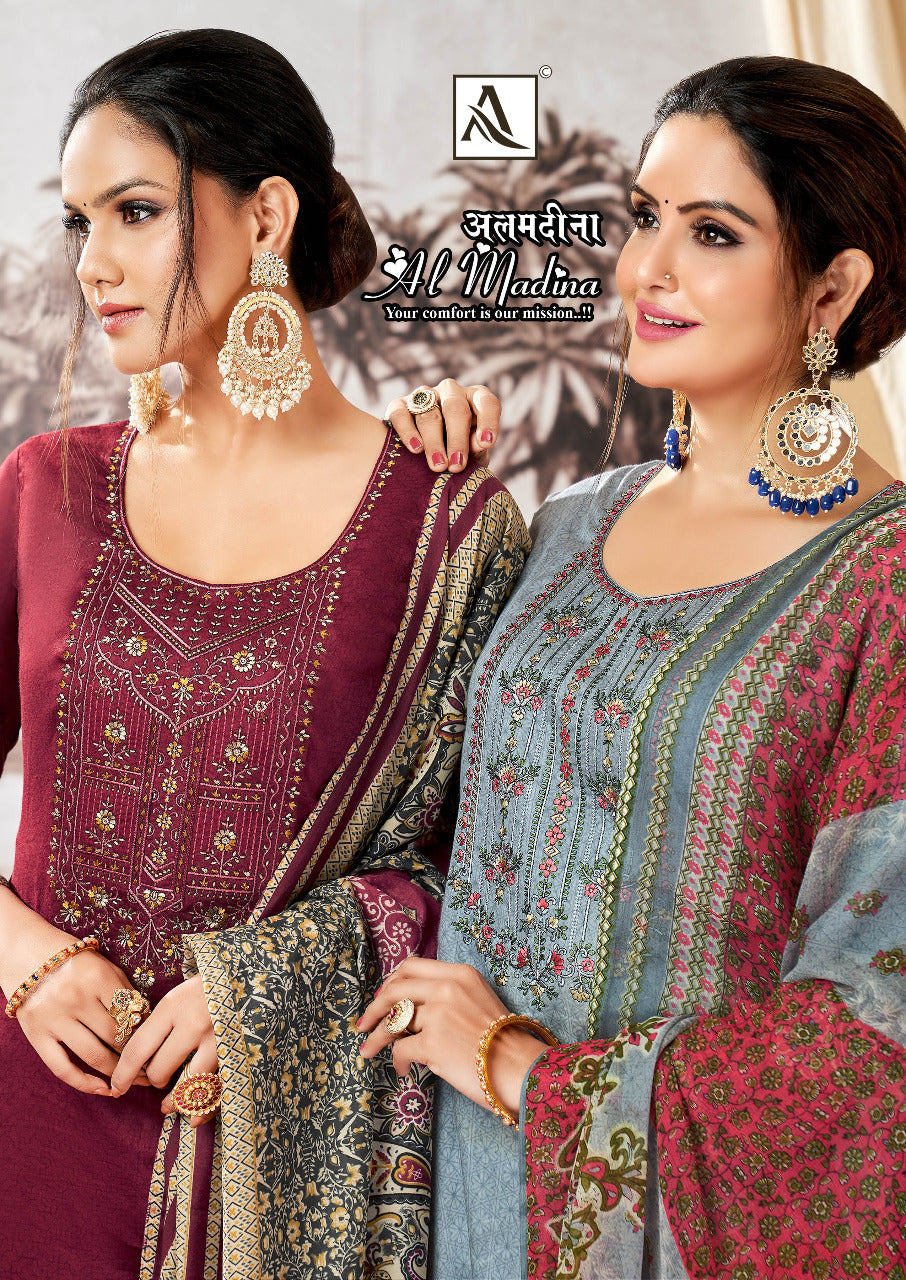 ALOK AL MADINA JAAM SATIN SALWAR SUITS Anant Tex Exports Private Limited