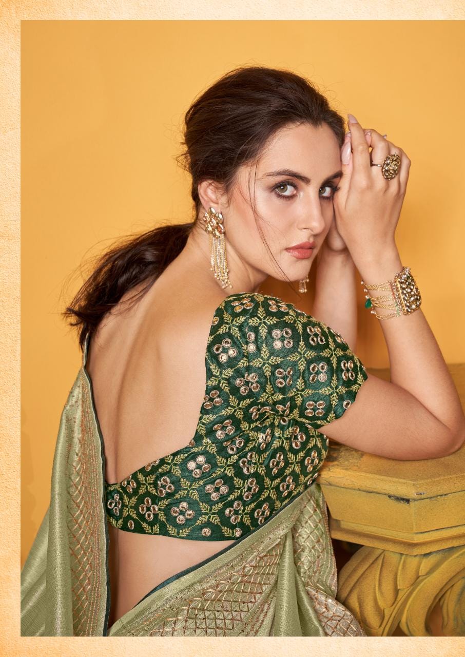 Sumitrasachi Mannat Tissue Traditional Wear Designer Saree Anant Tex Exports Private Limited